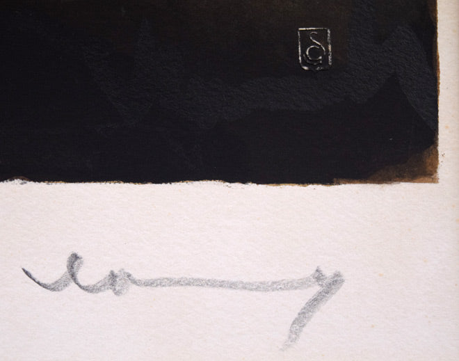 モーリス ド ヴラマンク(Maurice de VLAMINCK)「花瓶の花」銅版画 本人直筆鉛筆サイン