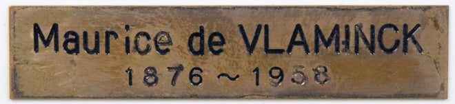 モーリス ド ヴラマンク(Maurice de VLAMINCK)「花瓶の花」銅版画 プレート画像