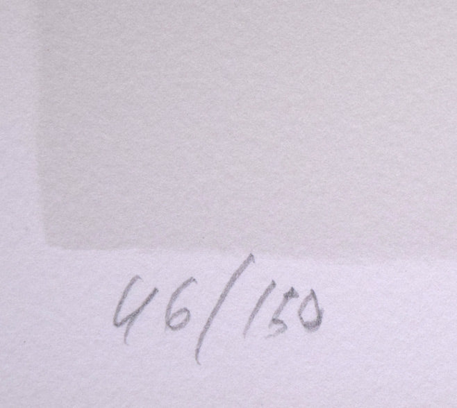 クロード・ワイズバッシュ「バイオリニスト」リトグラフ 限定番号(ed,46/150)拡大画像