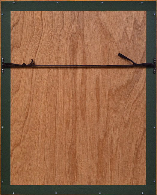 クロード・ワイズバッシュ「バイオリニスト」リトグラフ 額縁裏側画像