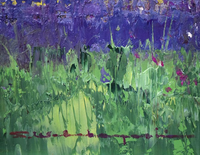 若林成佳(茂佳)「プロバンス(南フランス)」油絵・F4号 サイン拡大画像