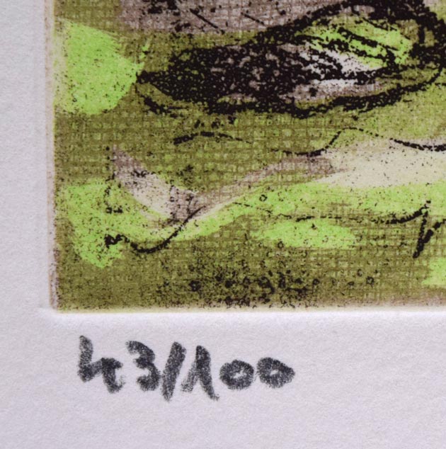 渡会純价「チャペル前(北星学園大学)」銅版画 限定番号(ed,43/100)拡大画像