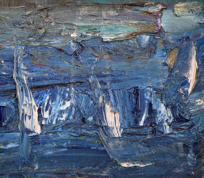 八木保次「作品」油絵・M6号 拡大画像2