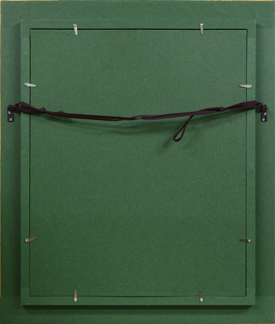 山田茂人「聖堂」油絵・F6号 額縁裏側画像