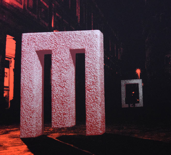 安田侃「天聖・天モク:フィレンツェ街路(1)」シルクスクリーン版画 拡大画像3