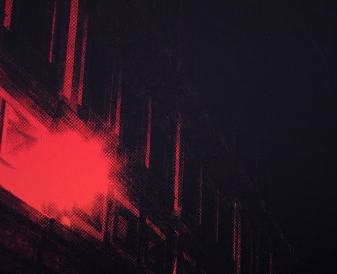 安田侃「天聖・天モク:フィレンツェ街路(1)」シルクスクリーン版画 拡大画像1