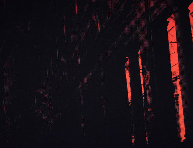 安田侃「天聖・天モク:フィレンツェ街路(1)」シルクスクリーン版画 拡大画像4