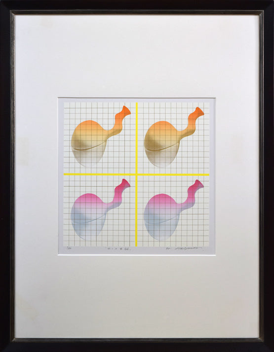 安田侃「四つの生誕」シルクスクリーン版画