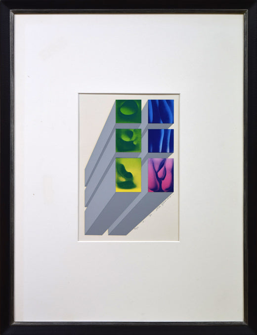 安田侃「女」シルクスクリーン版画