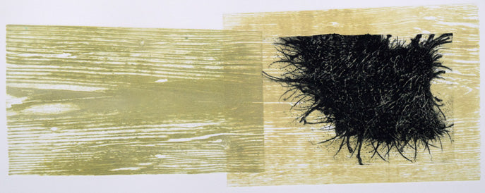 艾沢詳子「タイトル不明」コラグラフ 拡大画像1