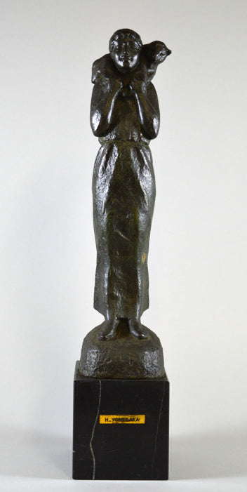 米坂ヒデノリ「大地」ブロンズ・共箱3