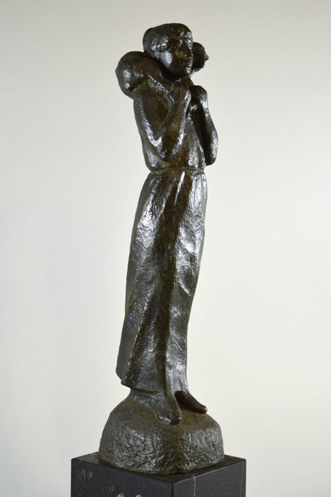 米坂ヒデノリ「大地」ブロンズ・共箱7