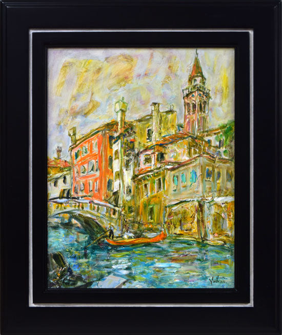 吉野純「ヴェニス(イタリア)」油絵・F6号