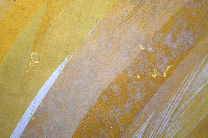 吉津信一「Tone」版画・金箔押し 拡大画像2