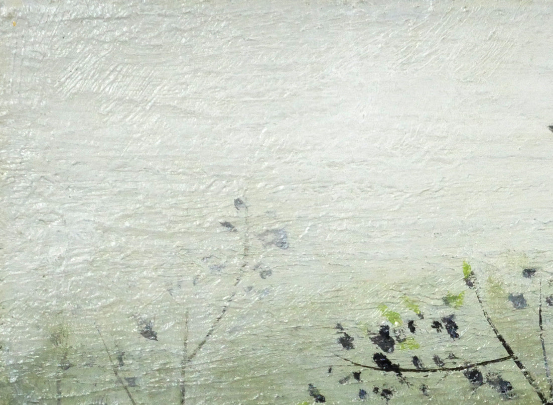 相原求一朗「霧の朝」油絵・SM　拡大画像1
