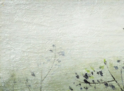 相原求一朗「霧の朝」油絵・SM　拡大画像1