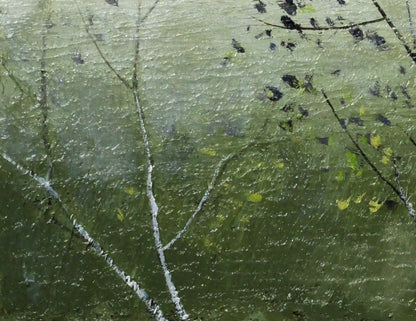 相原求一朗「霧の朝」油絵・SM　拡大画像3