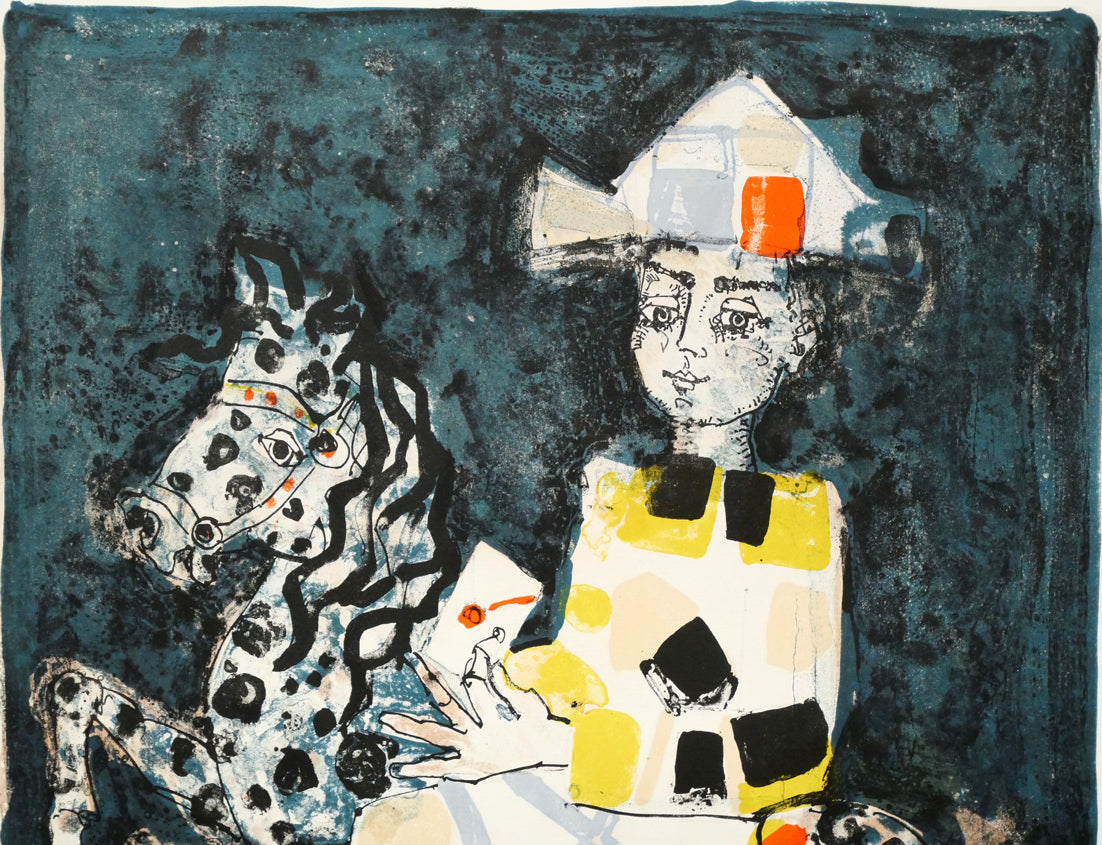 ポール・アイズピリ(Paul　AIZPIRI)「小さな騎士」リトグラフ・12号　拡大画像1