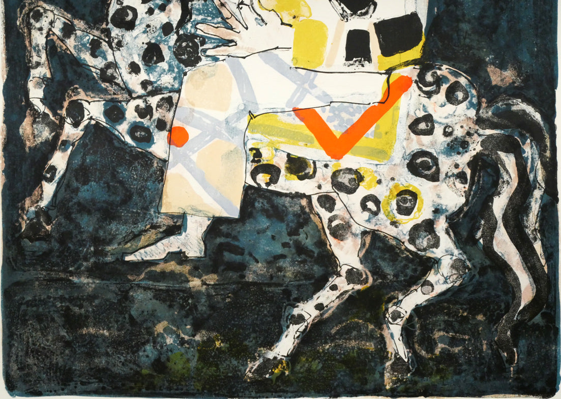ポール・アイズピリ(Paul　AIZPIRI)「小さな騎士」リトグラフ・12号　拡大画像2