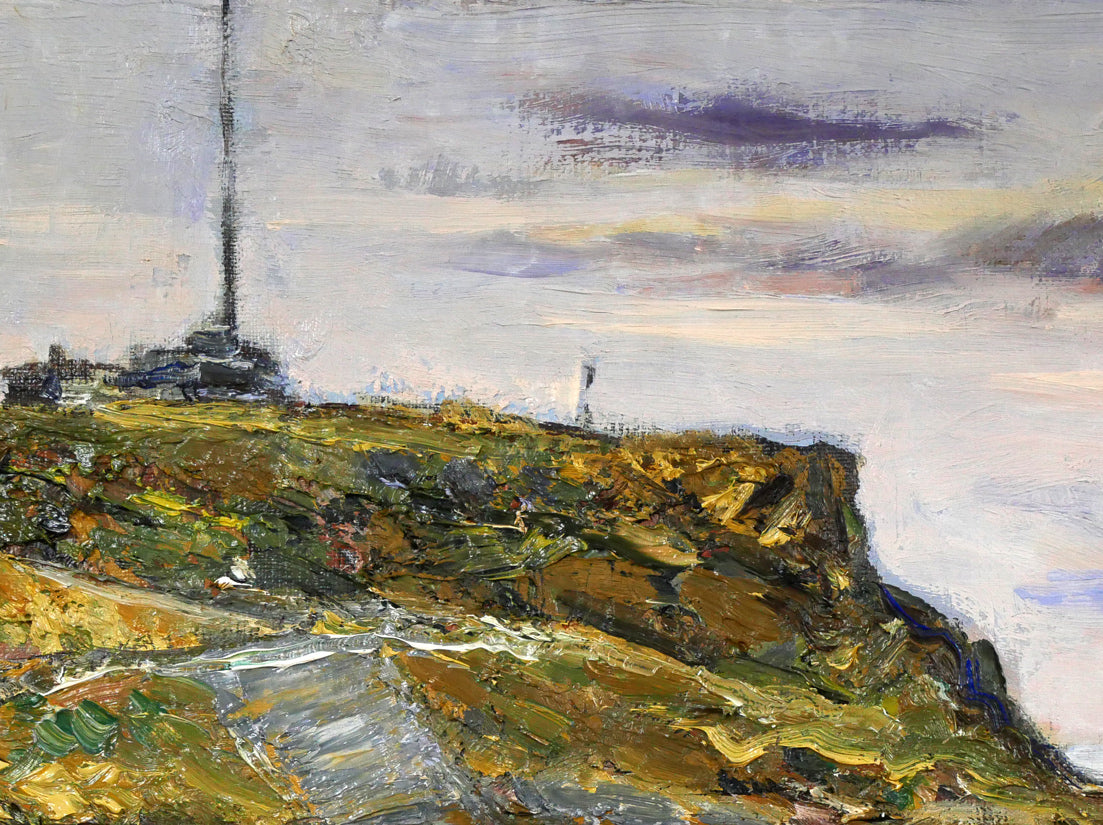 秋元清弘「犬吠埼」油絵・変形15号　拡大画像3