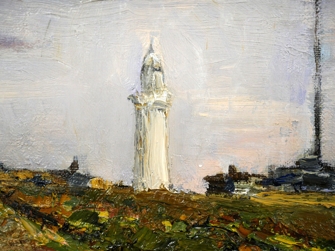 秋元清弘「犬吠埼」油絵・変形15号　拡大画像2