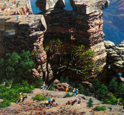 アレクサンダー　チェン（Alexander　Chen）「グランドキャニオン」シルクスクリーン版画　拡大画像4