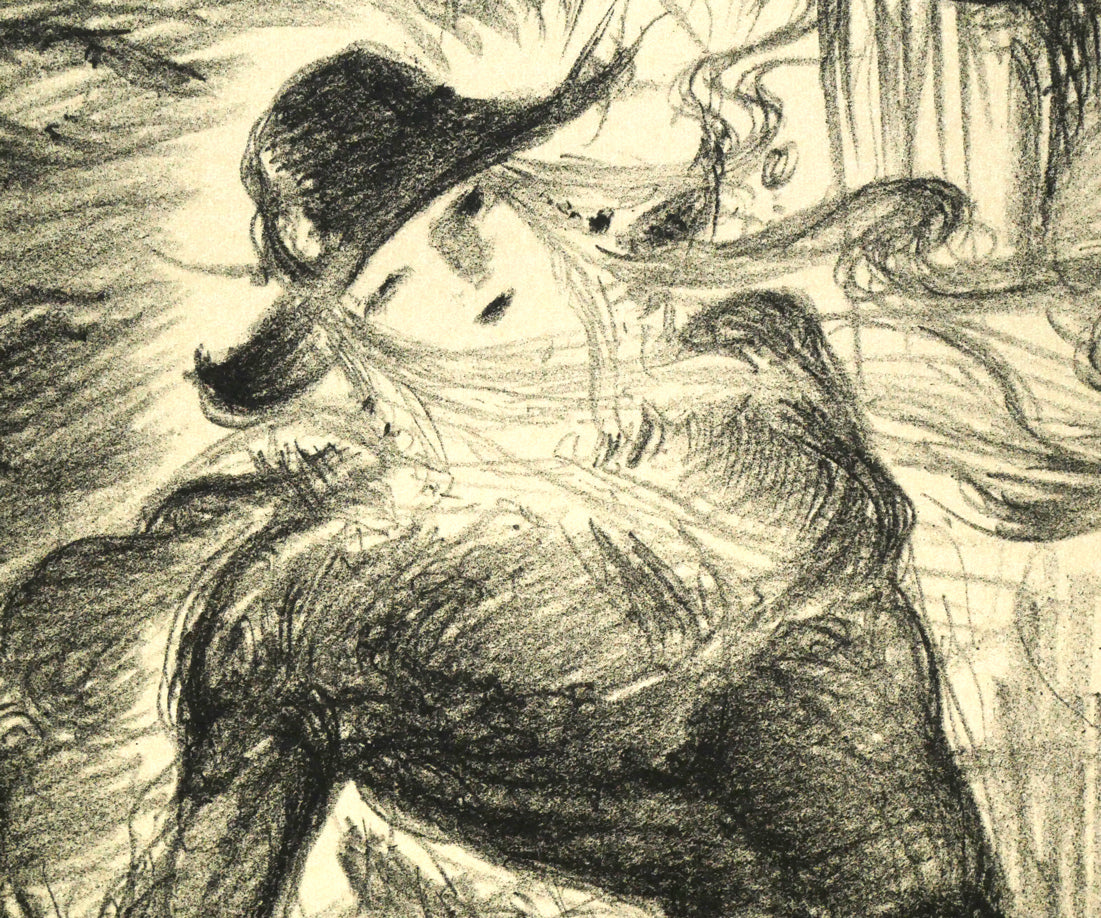 天野喜孝「闇舞（あんぶ）」リトグラフ 絵画買取・販売の小竹美術