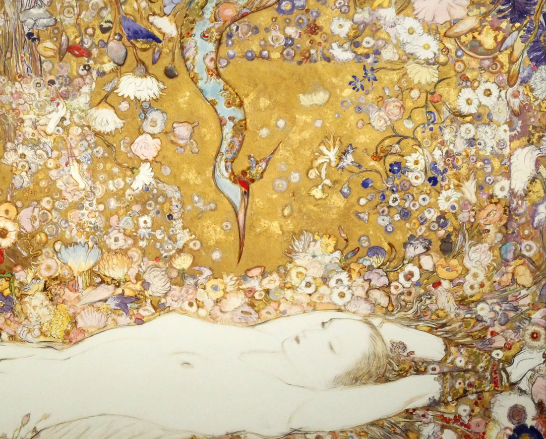 天野喜孝「花天」シバクローム版画　拡大画像3