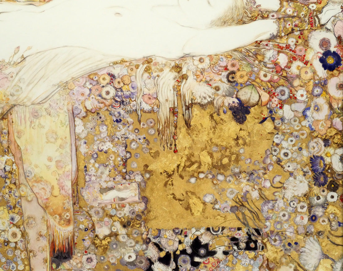 天野喜孝「花天」シバクローム版画　拡大画像6