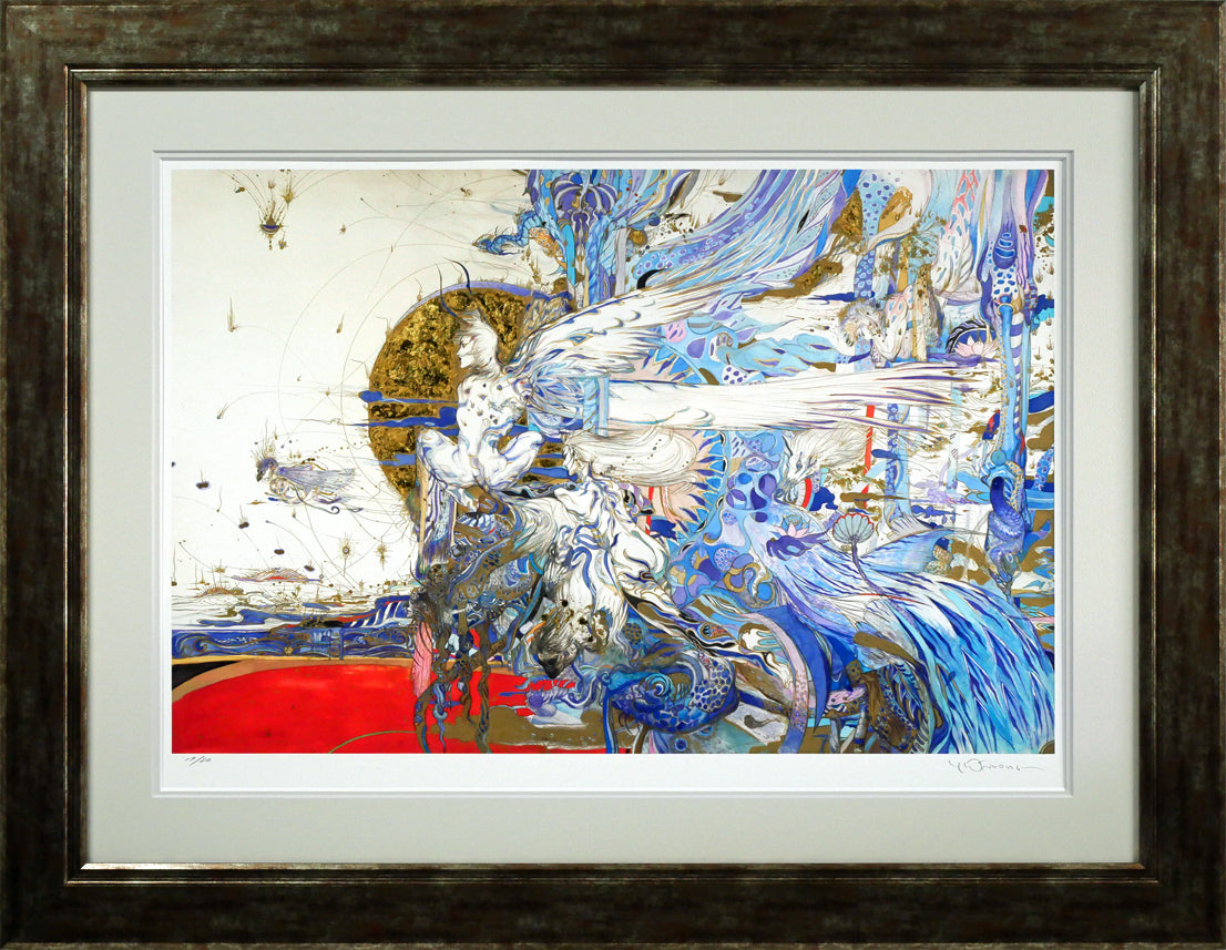並木一「Tree　Scene　30」木版画