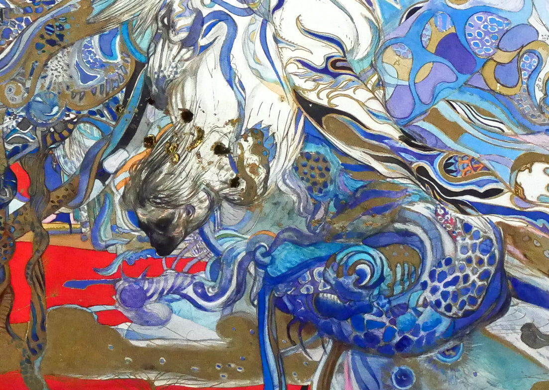 天野喜孝「飛天Vデラックス」ジクレ版画　拡大画像8