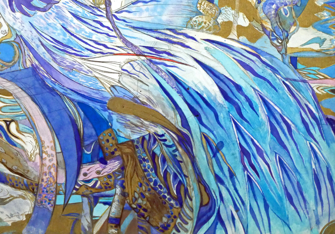 天野喜孝「飛天Vデラックス」ジクレ版画　拡大画像9