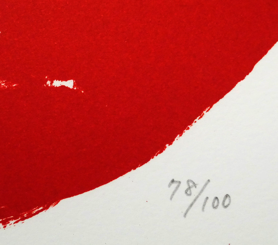 天野喜孝「IL　FIORE　ROSSO」リトグラフ　限定番号（ed,78/100）