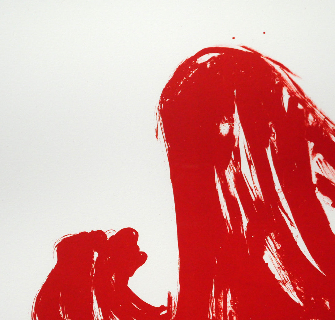 天野喜孝「IL　FIORE　ROSSO」リトグラフ　拡大画像3