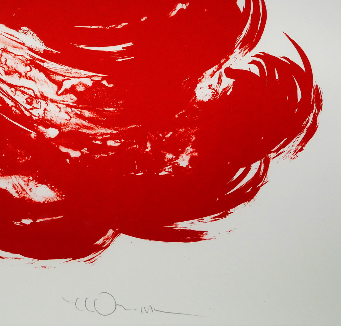 天野喜孝「IL　FIORE　ROSSO」リトグラフ　拡大画像6