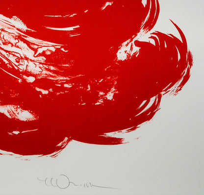天野喜孝「IL　FIORE　ROSSO」リトグラフ　拡大画像6