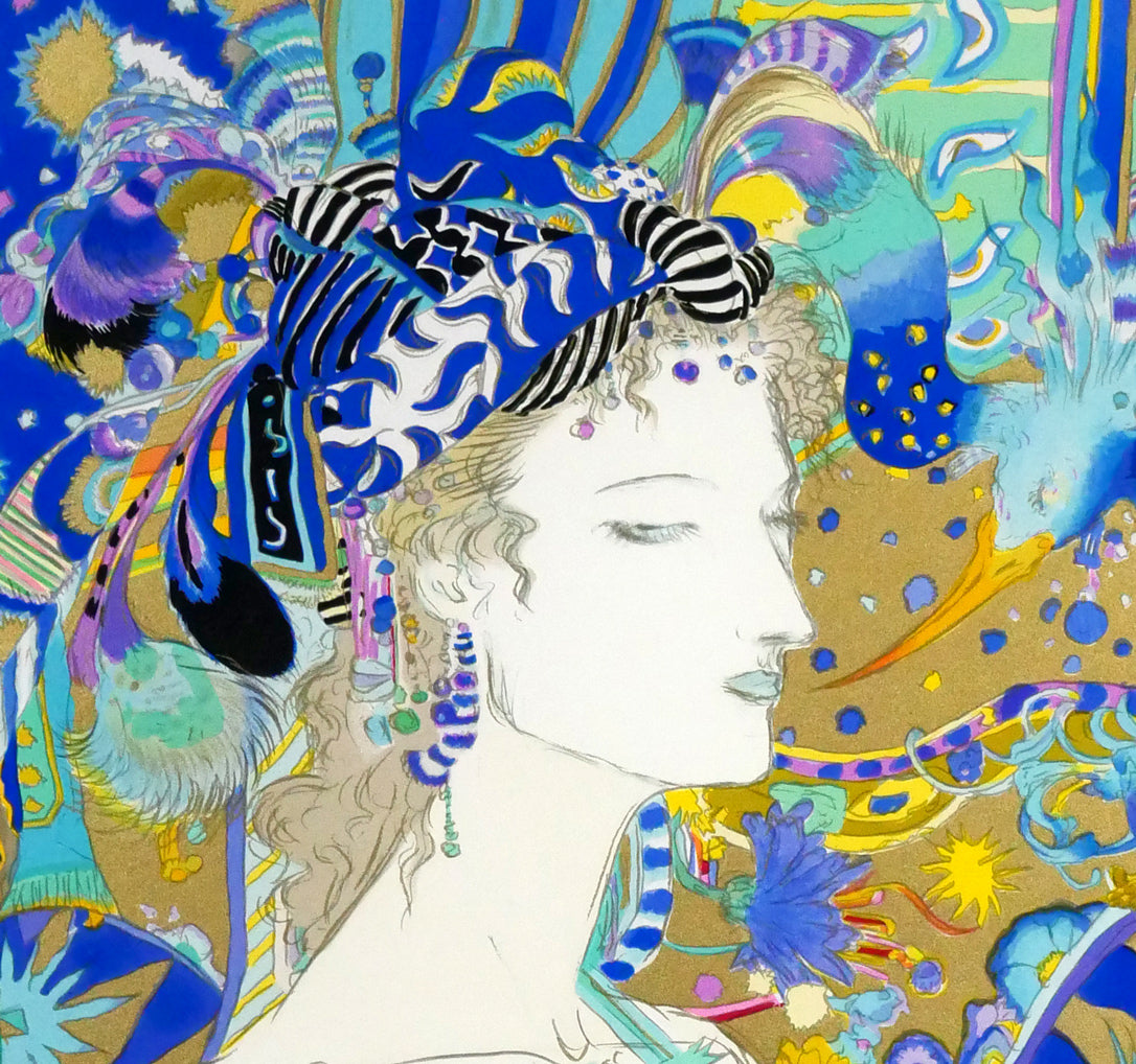 天野喜孝「PRINCE」シルクスクリーン版画　拡大画像2