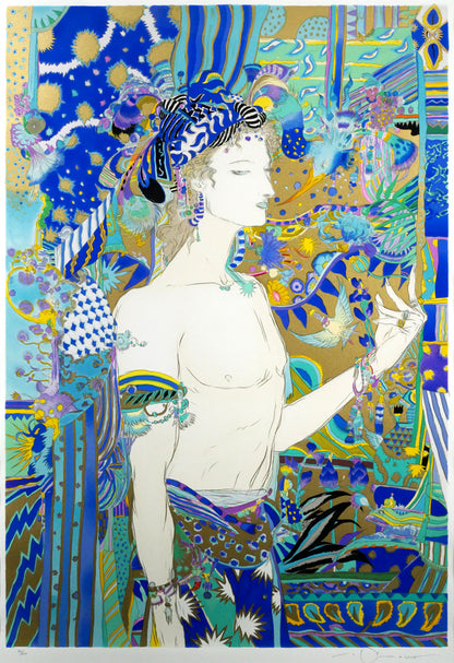 天野喜孝「PRINCE」シルクスクリーン版画　作品全体画像