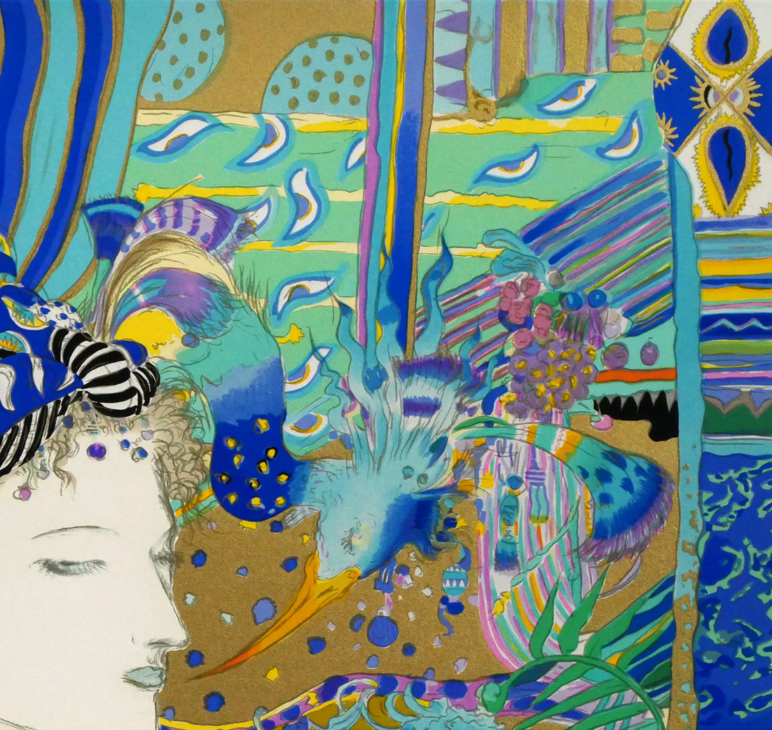 天野喜孝「PRINCE」シルクスクリーン版画　拡大画像2