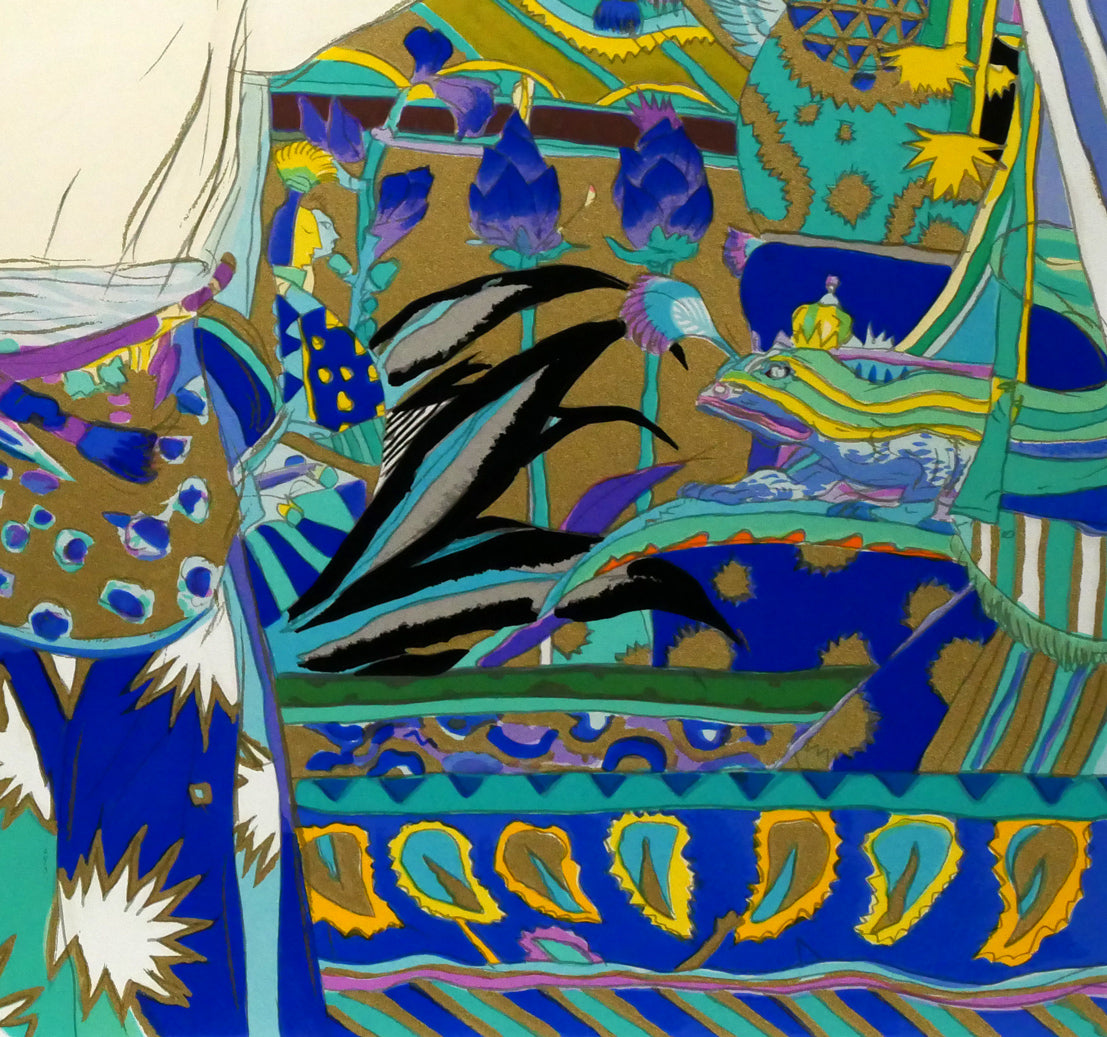 天野喜孝「PRINCE」シルクスクリーン版画　拡大画像6