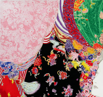 天野喜孝「PRINCESS」シルクスクリーン版画　拡大画像1