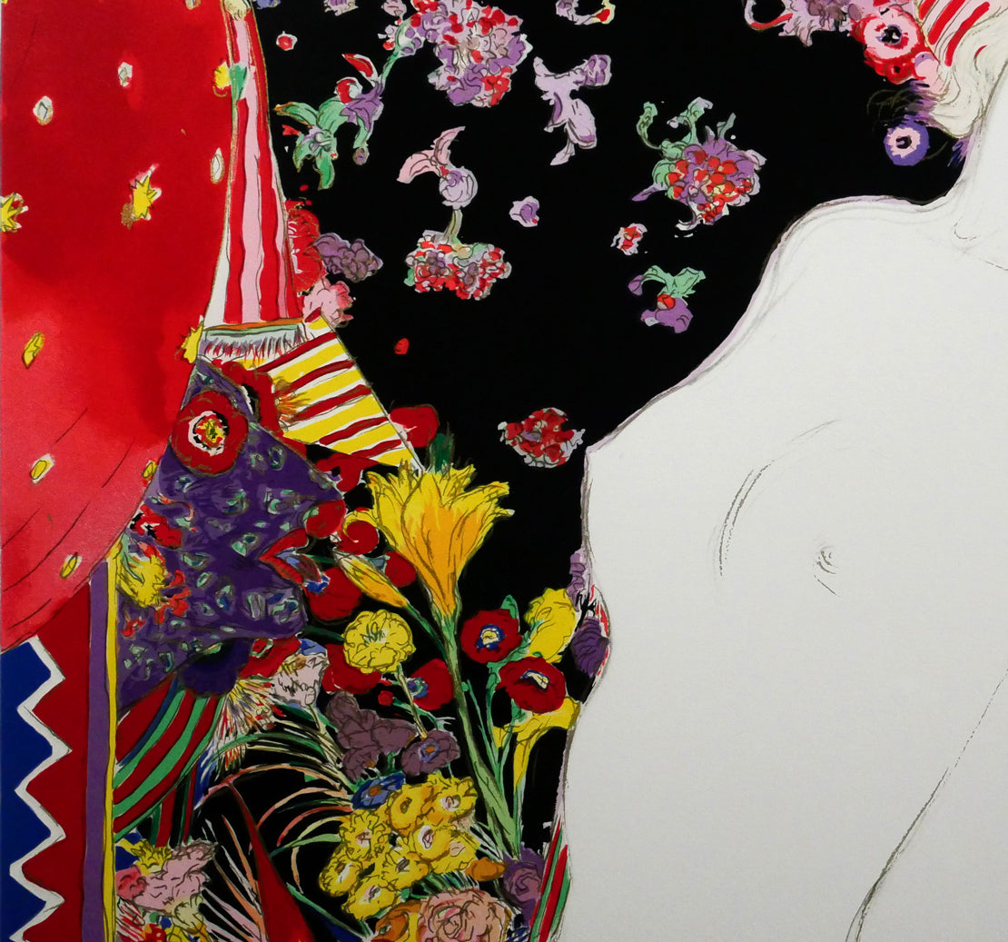 天野喜孝「PRINCESS」シルクスクリーン版画　拡大画像4