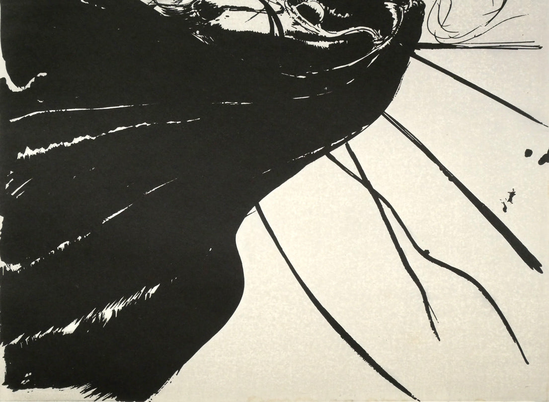 天野喜孝「千の縛」木版画　拡大画像2