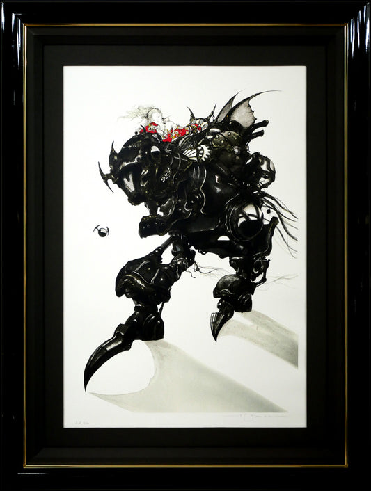 天野喜孝「アーマー（FF6　魔導アーマー　ティナ）」リトグラフ