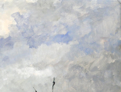 アンドレーエフ（ANDREEV）「浜辺の舟」油絵・20号　拡大画像2