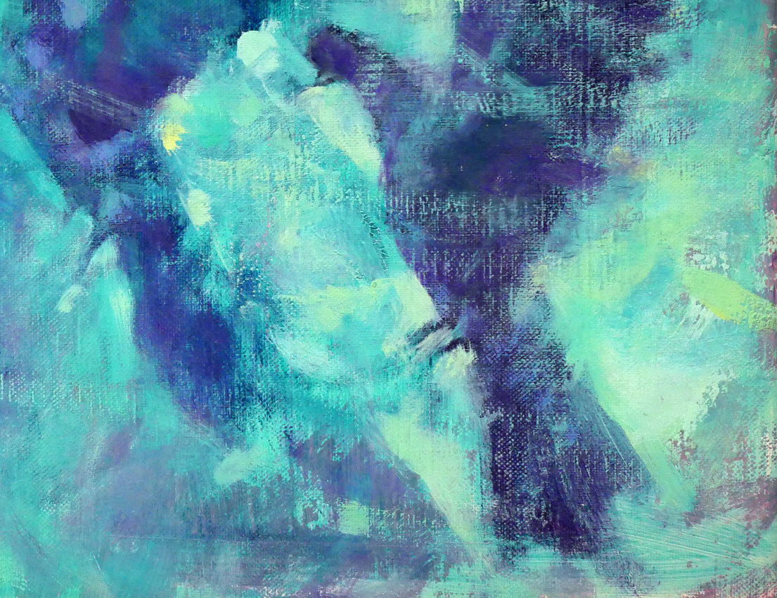 荒木尚「風」油絵・F6号　拡大画像4