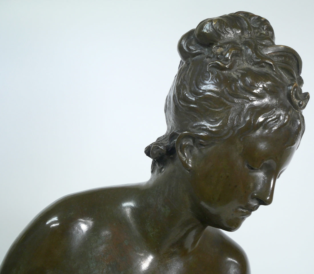 カリエ　ベルーズ(Albert-Ernest　Carrier-Belleuse)「Diana　the　hunter」ブロンズ作品