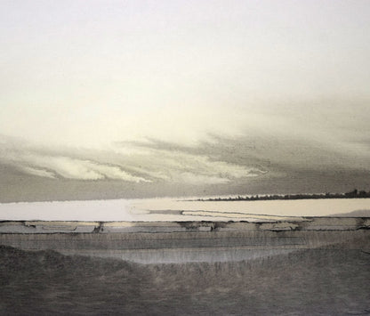 阿左美哲男「風景」氷画　拡大画像2