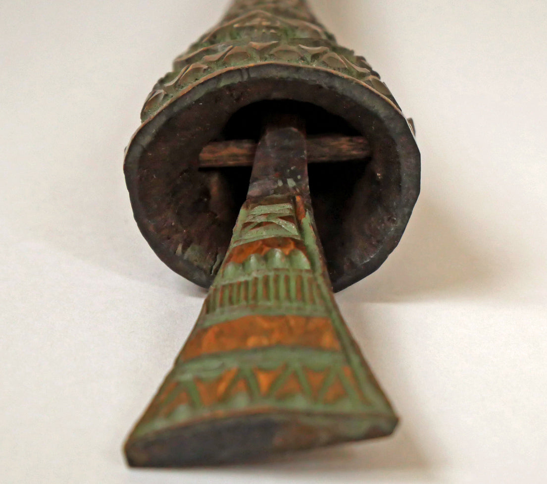 砂澤ビッキ「樹鈴ペンダント（約18.7cm）」木彫作品　拡大画像3