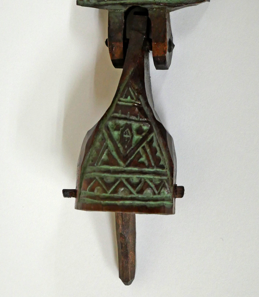 砂澤ビッキ「樹鈴ペンダント二連（約13.7cm）」木彫作品　拡大画像3